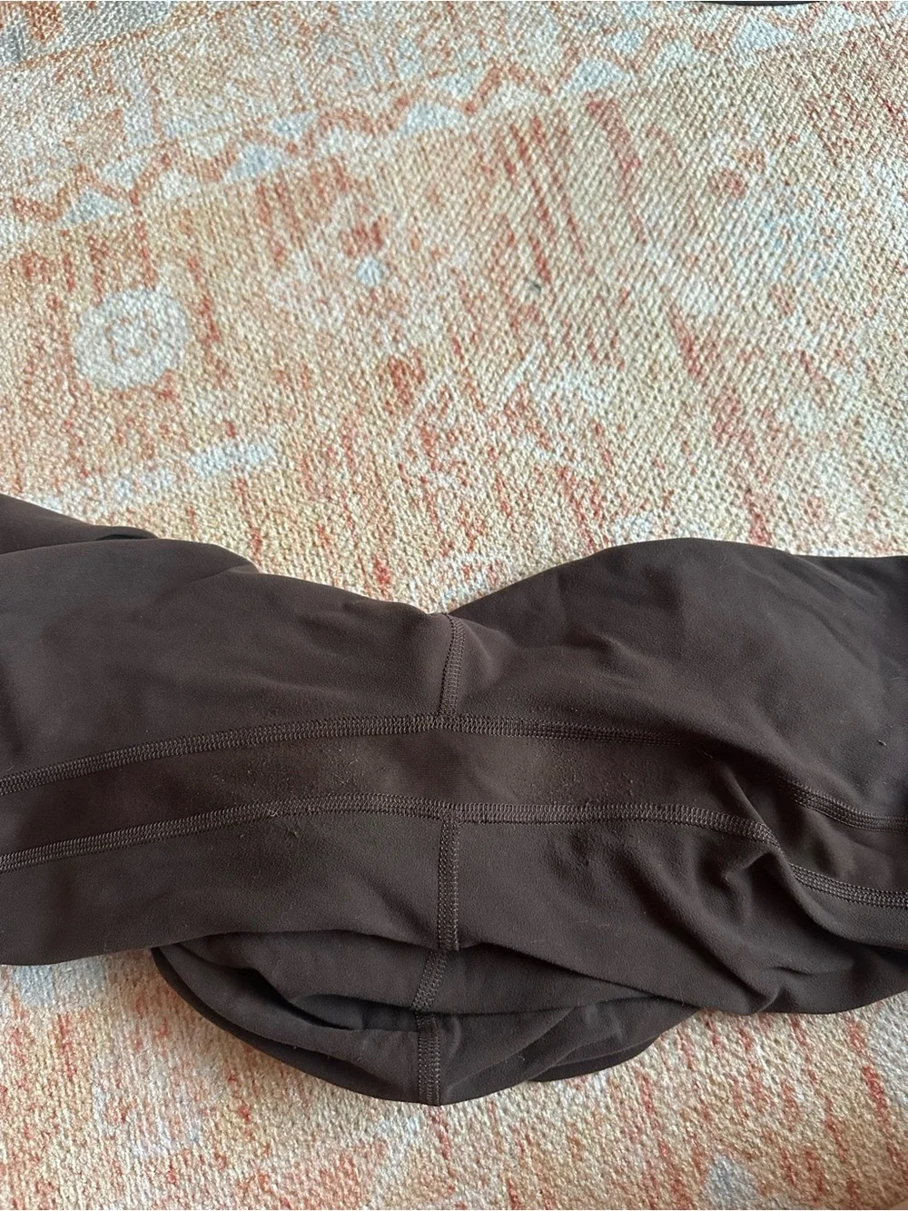 Lululemon align pant 25” leggings espresso brown W5CTAS fair condition size 8